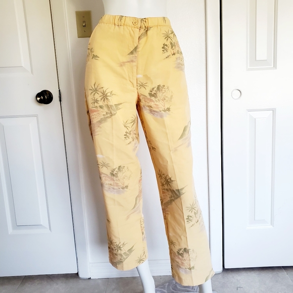 Talbots Pants - Talbots vintage yellow pants 2P